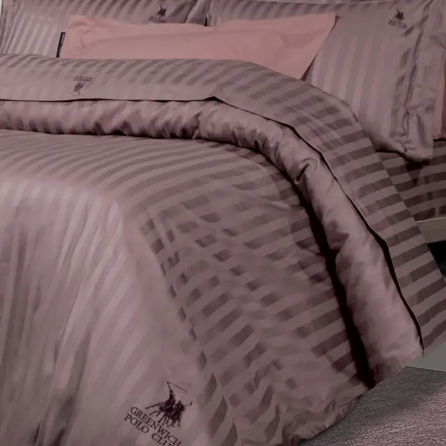 Σετ Σεντόνια 270Χ280 King Size Χωρίς Λάστιχο Cotton Premium Greenwich Polo Club 2155 Μπορντώ 2