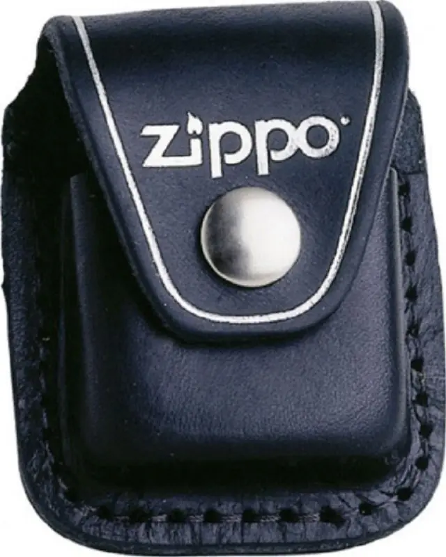 Zippo Δερμάτινη Θήκη Μαύρη - Μπαίνει στη Ζώνη LPLBK