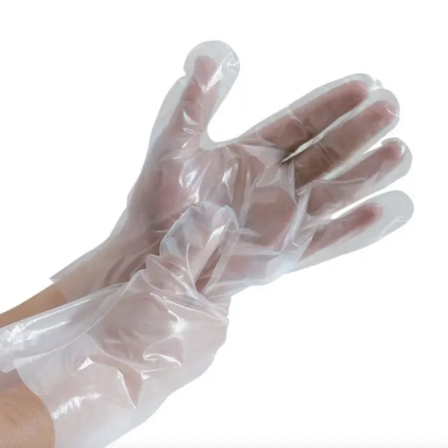 Delta Cleaning HDPE Γάντια πολυαιθυλενίου διάφανα μιας χρήσης 100τμχ Large / ΓΖ01