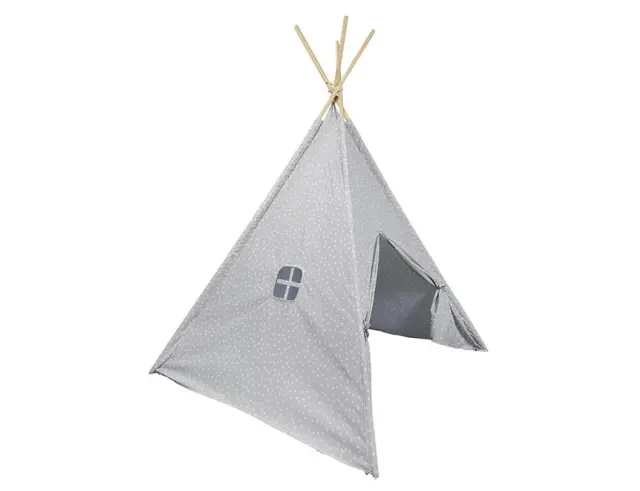 Παιδική Σκηνή Teepee Home Deco Kids με διαστάσεις 120x120x160cm - Grey RG9227 3