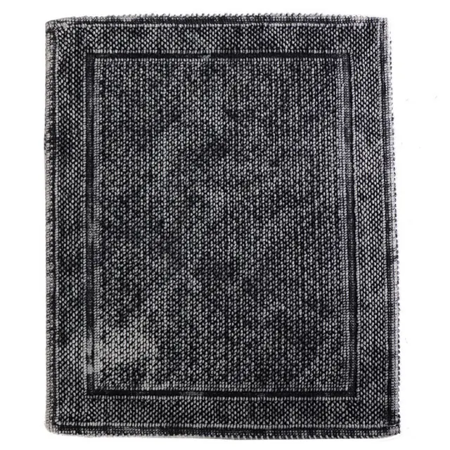 Χαλί stonewash anthracite 90% cotton/10% polyester 70x120cm Espiel LAX219