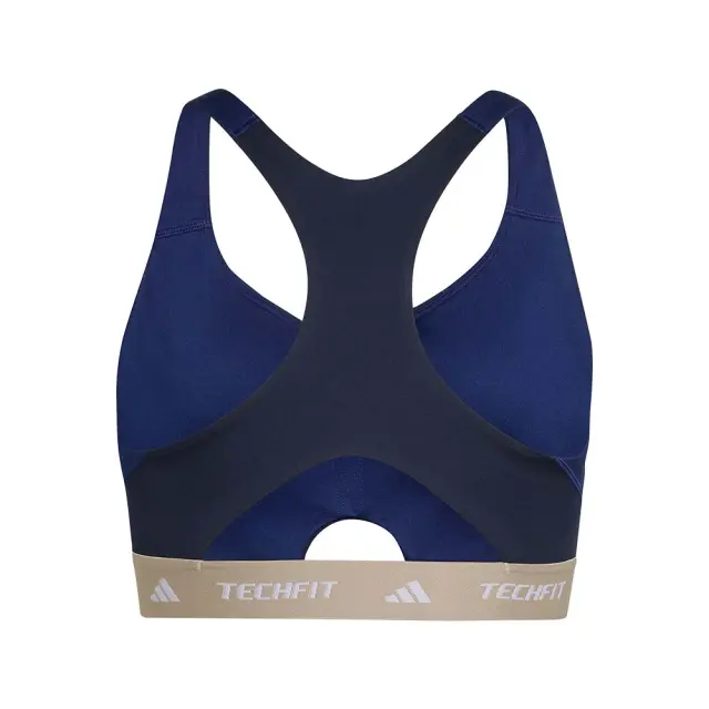 adidas Performance Women's TechFit Color Block Workout Medium Support Bra Μπλε Σκούρο KR3531 (adidas Performance) 2
