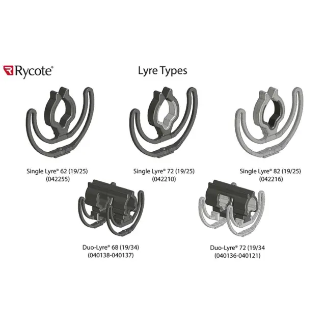 Rycote Lyre 62 Ανάρτηση Μικροφώνων 19-25mm 2