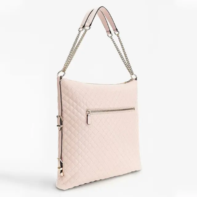 Μεγάλη Τσάντα Ώμου Guess Adam HWQG8694240-PLR Ροζ - One Size 3
