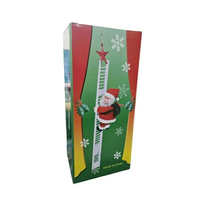 Διακοσμητικός Άγιος Βασίλης με Σκάλα - Decorative Santa Claus with Ladder 117001