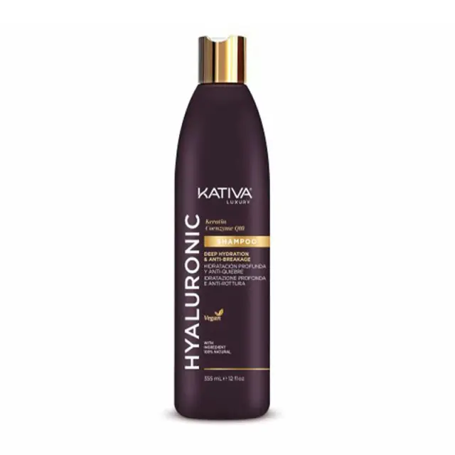 Kativa Hyaluronic Coenzyme Q10 Shampoo 355ml - (σαμπουάν αναδόμησης/θρέψης για όλους τους τύπους μαλλιών)