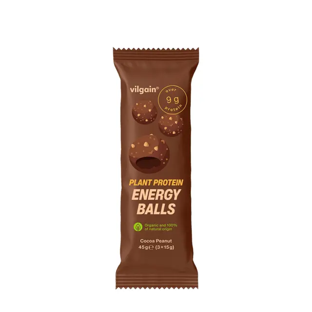 Vilgain Plant Protein Energy Balls BIO Cocoa Peanut