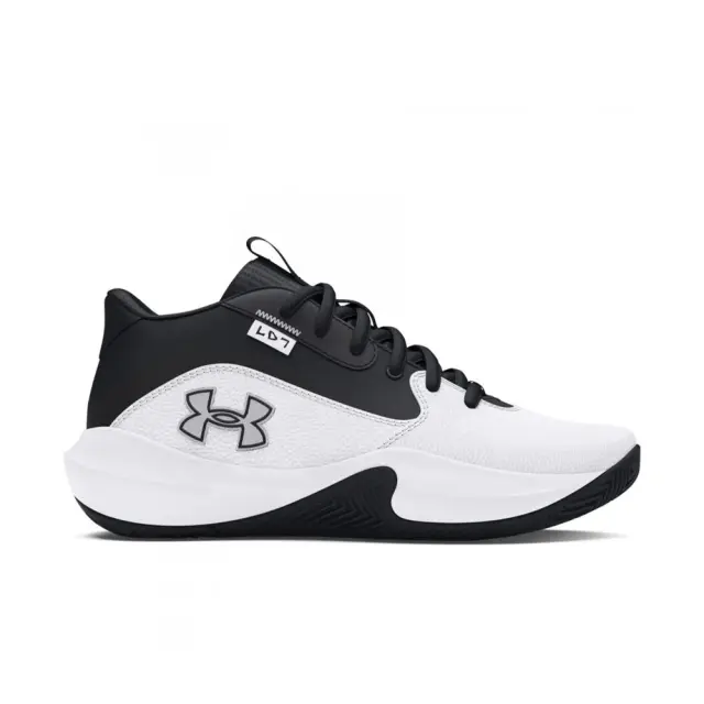 Under Armour Lockdown 7 (GS) (3028513-102) - Λευκό-Μαύρο