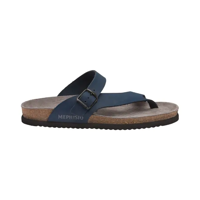 Mephisto Σαγιονάρες Ανδρικό δέρμα Nubuck Μπλέ MEP/NIELS NAVY - 41