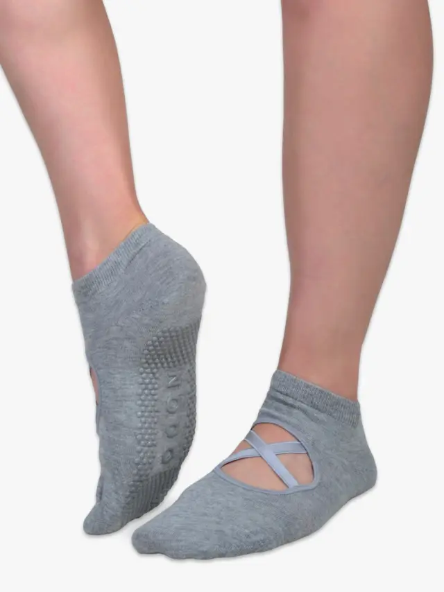 Βαμβακερή Κάλτσα Yoga & Pilates Αντιολισθητική NODO - 39-42