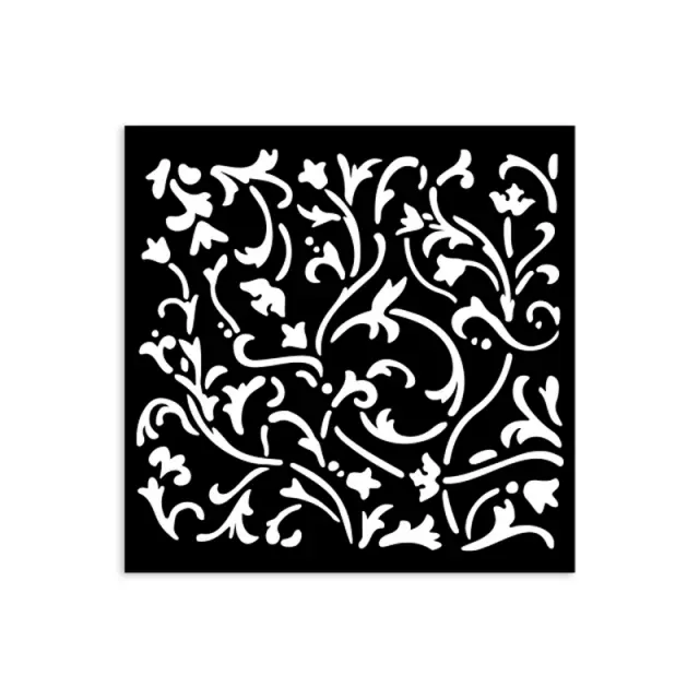 Thick Stencil 12x12cm, Stamperia, Masquerade, Ornament