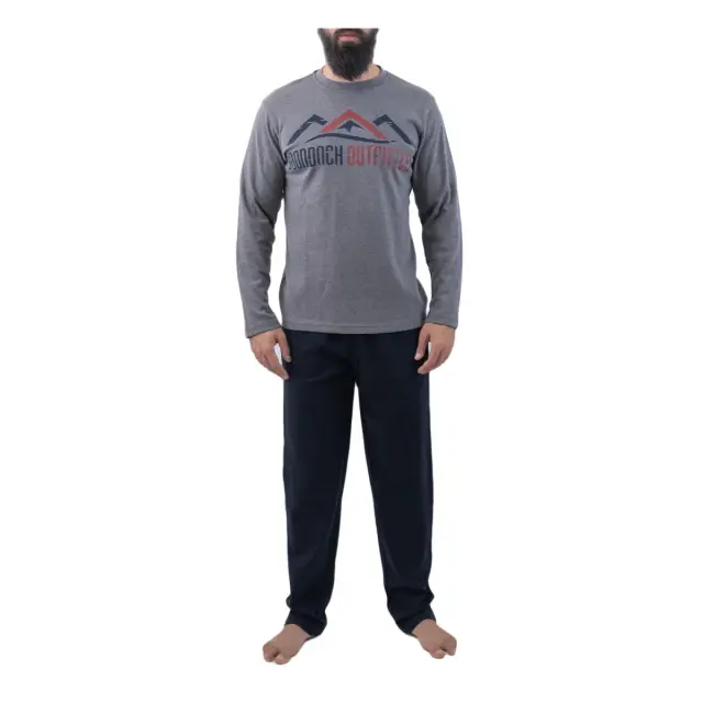 FMS Ανδρική Πυτζάμα Outfitter, Χρώμα Ανθρακί