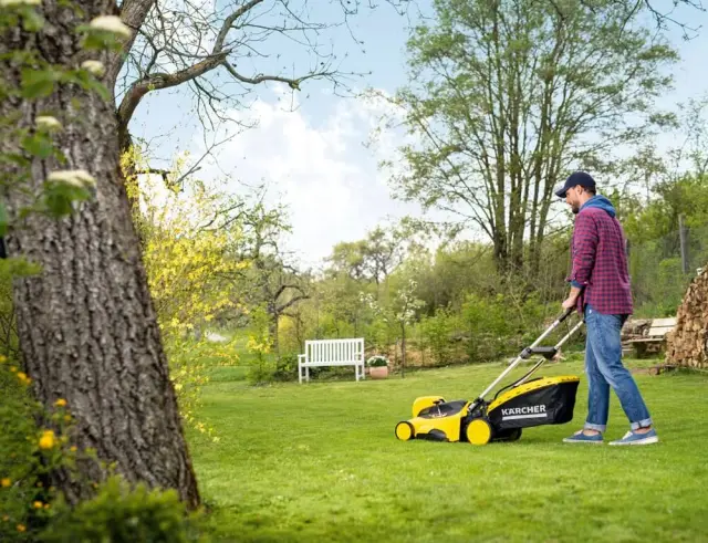 Χλοοκοπτική Μηχανή Μπαταρίας Karcher LMO 36-461.444-470.0 2