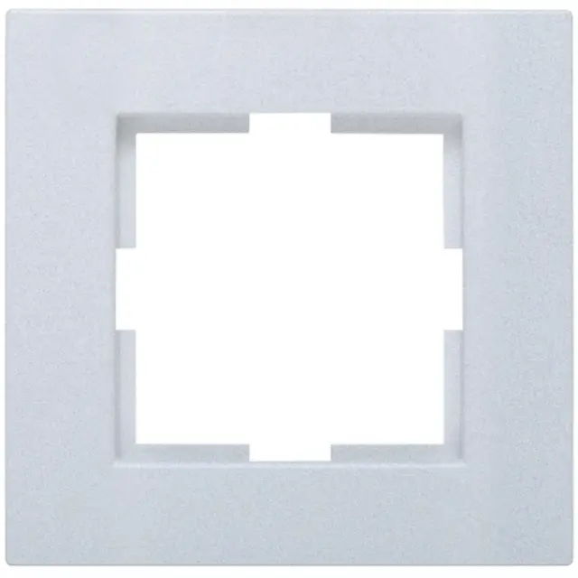 Novella Accessory Silver One Gang Frame