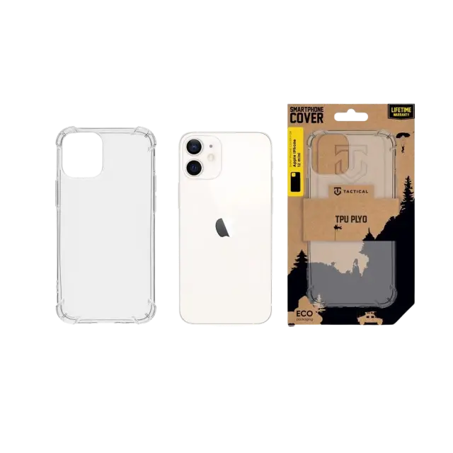 Tactical TPU Plyo Cover for Apple iPhone 12 mini Transparent 3