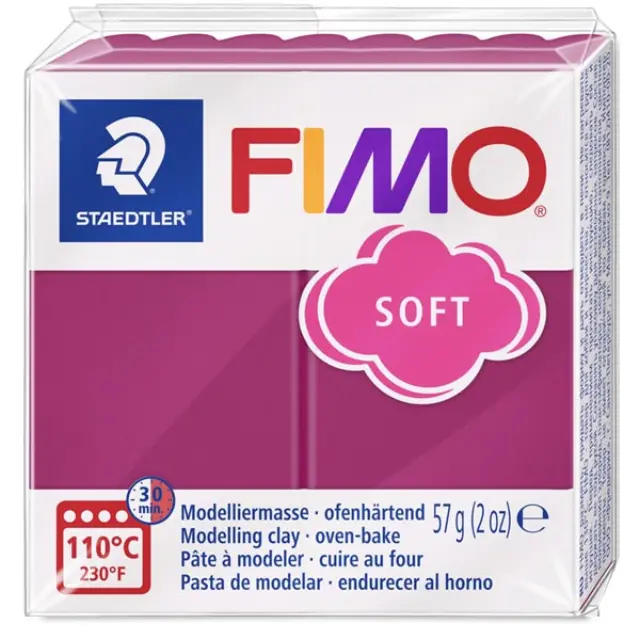 Πολυμερικός Πηλός Staedtler Fimo Soft NoT23 - Frozen Berry - 57gr