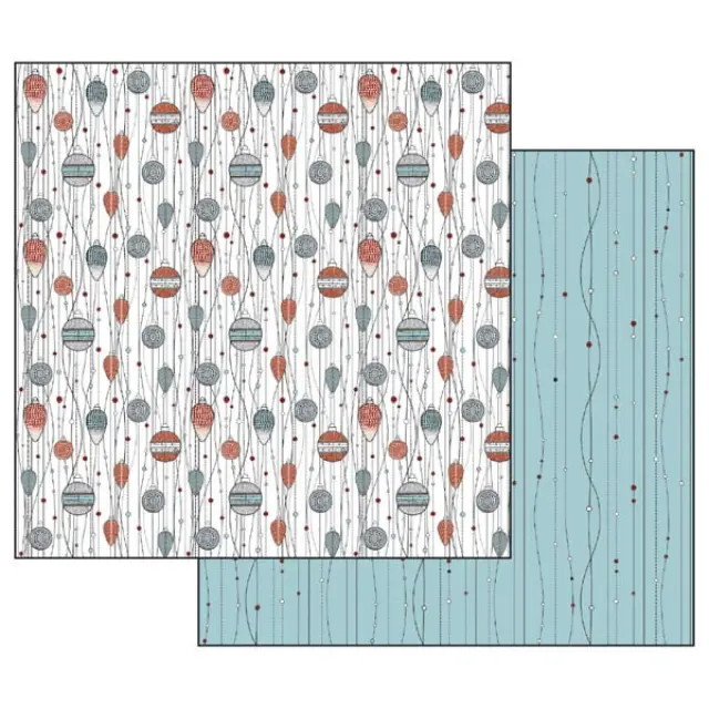 Χαρτί Scrapbooking Stamperia Διπλής Όψης - Texture Spheres - 31x30cm