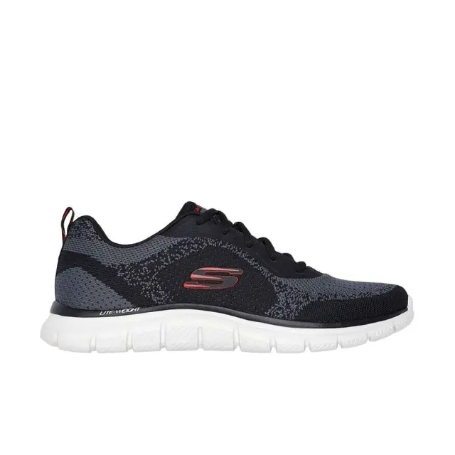 Skechers Glendor Track (232699-BKRD) - Μαύρο-Κόκκινο
