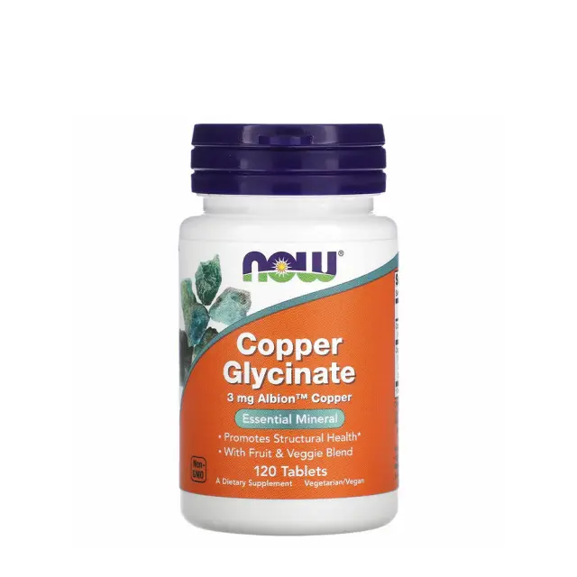 Now Foods Copper Glycinate 3 mg