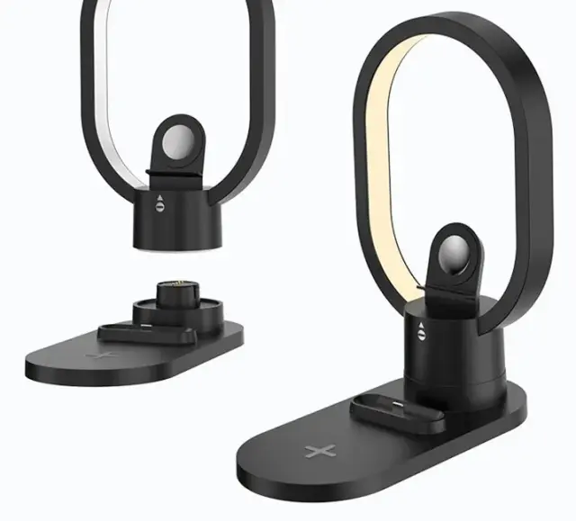 Βάση ασύρματης φόρτισης - LED - 3in1 - AY41 - 885123 - Black 2
