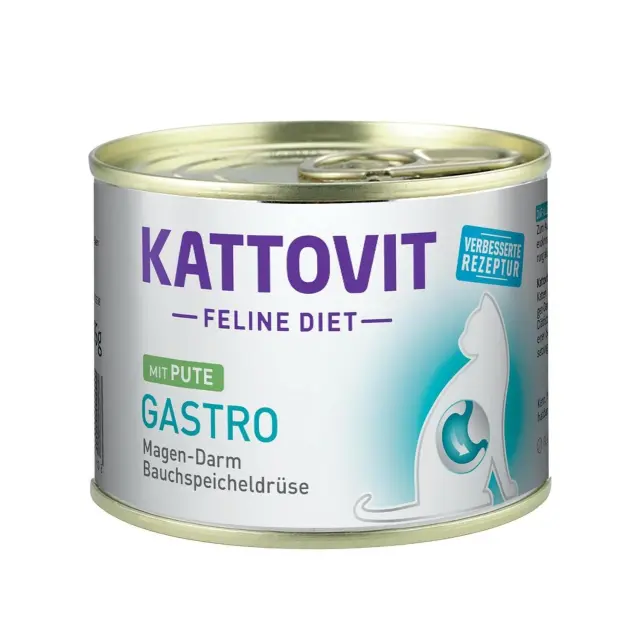 Kattovit Gastro Κονσέρβα Γαλοπούλα για γαστρεντερικά προβλήματα 185 g