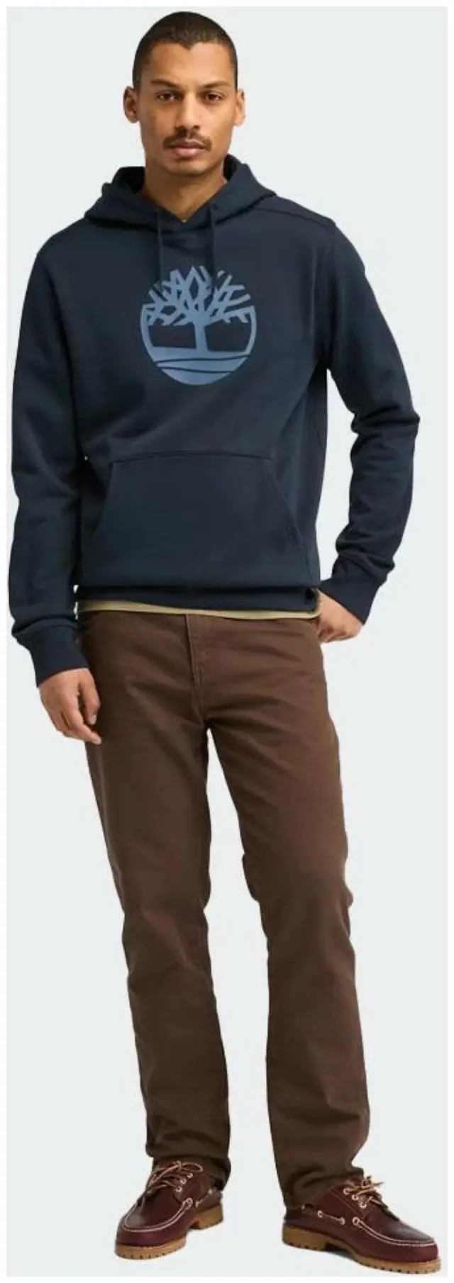 Timberland - Ανδρικό Φούτερ με Κουκούλα Kennebec River Tree Regular Fit TB0A2BJH-433 Μπλε Ναυτικό - M 3