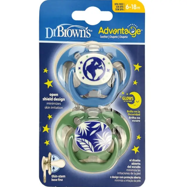 DrBrown's Πιπίλα Advantage Αγόρι Σετ 2 Τεμαχίων 6-18Μ (PA 22004) 3