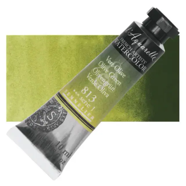 Χρώμα Ακουαρέλας Sennelier l Aquarelle Σωληνάριο 10ml - 813 Olive Green
