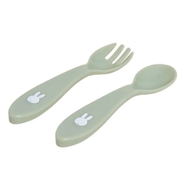 Σετ Κουταλάκι και Πηρούνι 16 cm Miffy Green KOKO 3