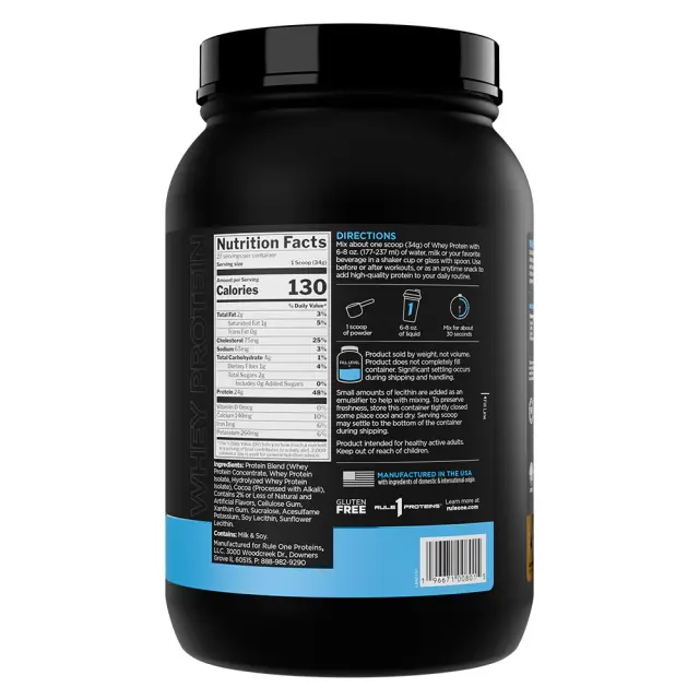 Rule1 Whey Protein Café Mocha, 2 lbs 2