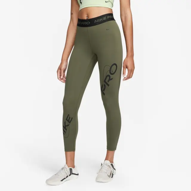 Nike Pro 7/8 Tight (FB5488-325) - Λαδί