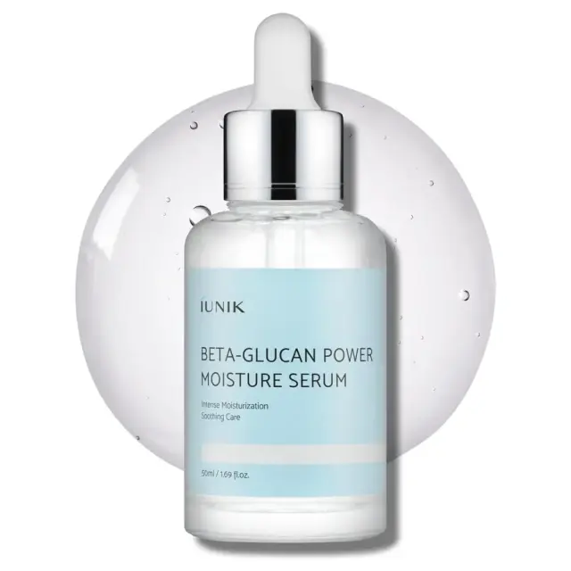 iUNIK Beta Glucan Power Moisture Serum Αντιγηραντικός Ορός Προσώπου με Υαλουρονικό Οξύ, 50ml