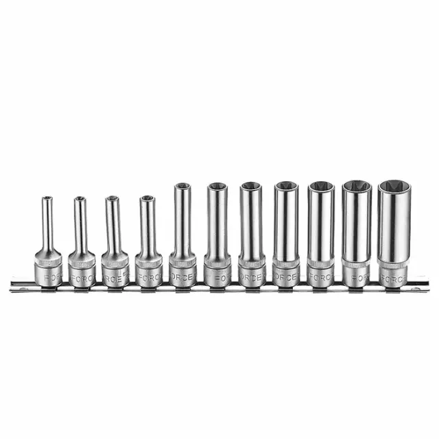 ΣΕΤ ΚΑΡΥΔΑΚΙΑ ΜΑΚΡΙΑ TORX ΘΗΛΥΚΑ 3/8" 11ΤΕΜ FORCE 3112