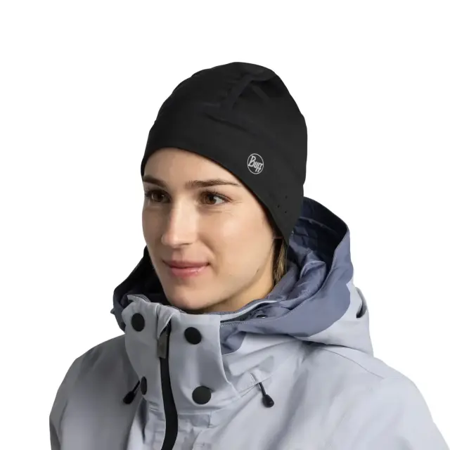 Buff Αντιανεμικός Σκούφος Solid Black - L/XL 2