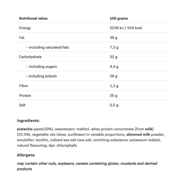 ALLNUTRITION Fitking Protein Cream Pistachio 2