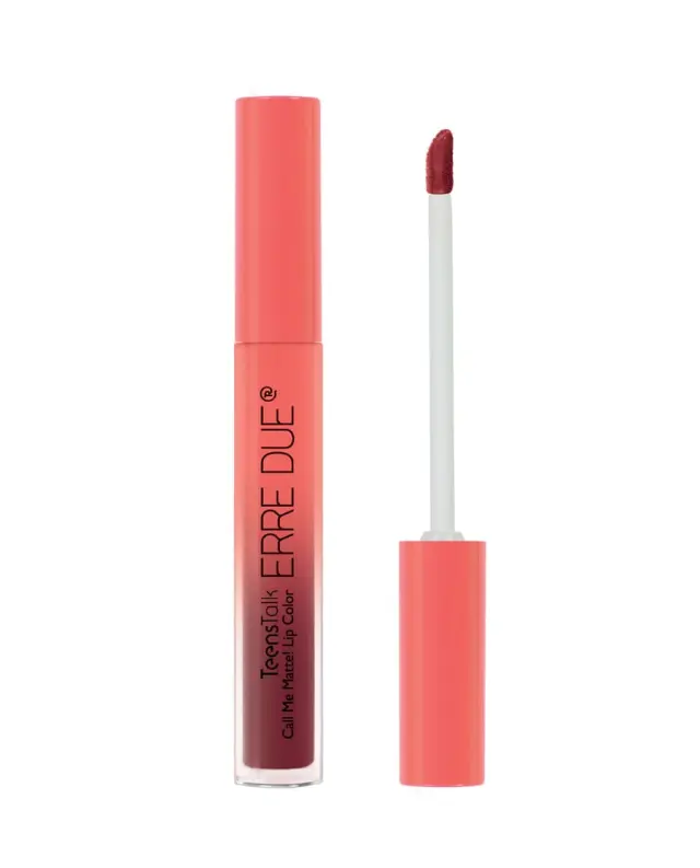 Erre Due Teens Talk Call Me Matte! Υγρό Κραγιόν με Ματ Φινίρισμα και Εφέ Όγκου 2.7ml - 204 Berry Cherie