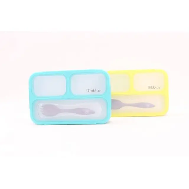 Bbluv Bento Box – Δοχείο Φαγητού με Κουτάλι Aqua Blue B0123-A 2