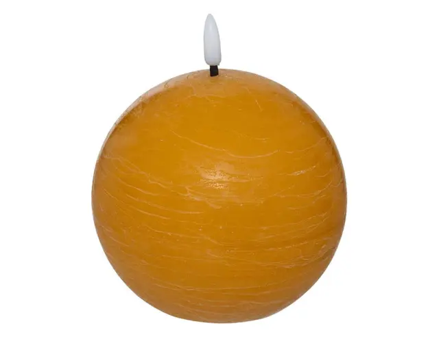 Διακοσμητικό Κερί LED Molia Atmosphera με διαστάσεις 8x8x9.5cm - Yellow 200668D