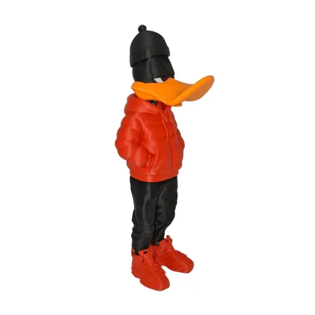 3D Printed Daffy Duck Red 14cm - Handmade Urban Style