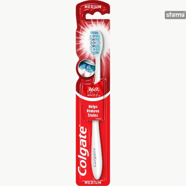 Colgate 360 Max White One, Οδοντόβουρτσα Medium