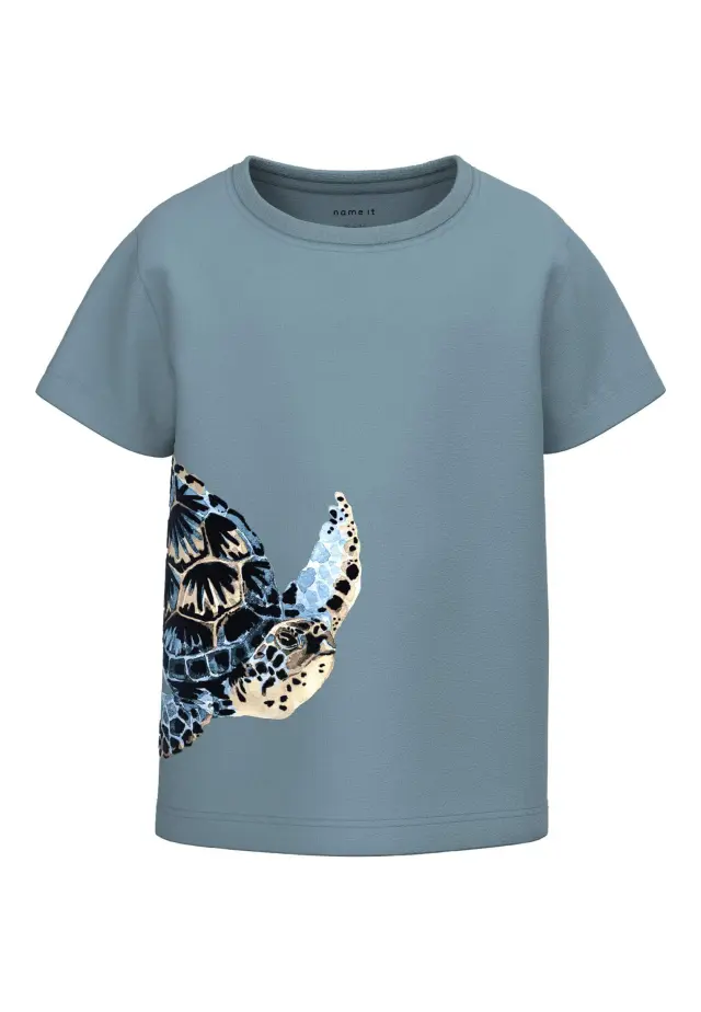 NAME IT T-SHIRT MALE KNIT OCO95/EA5 Peyote Melange