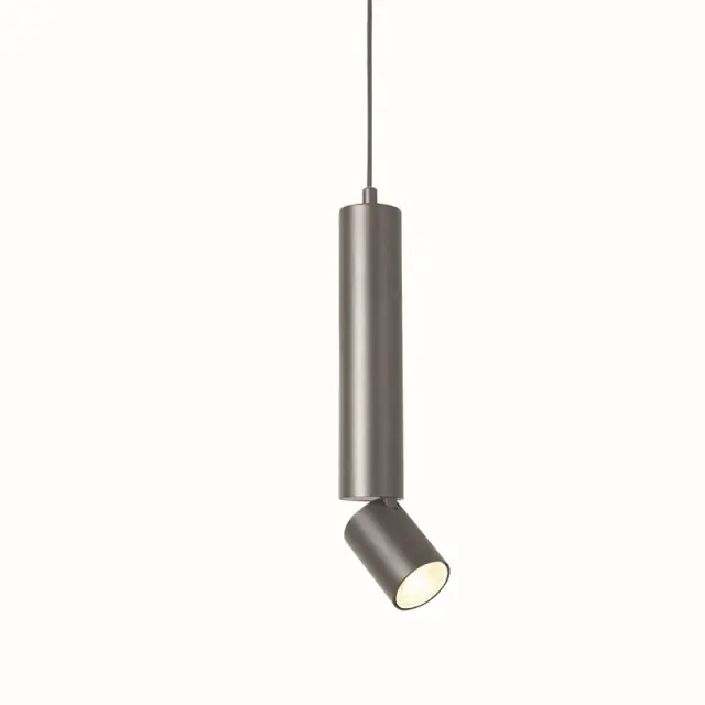 AcaLight Offer NETTO ΦΩΤΙΣΤΙΚΟ ΚΡΕΜΑΣΤΟ ΑmmΩΔΕΣ ΓΚΡΙ ΑΛΟΥΜΙΝΙΟ ΣΥΜΒΑΤΙΚΟ 1ΧGU10 IP20 Φ80Χ1395mm