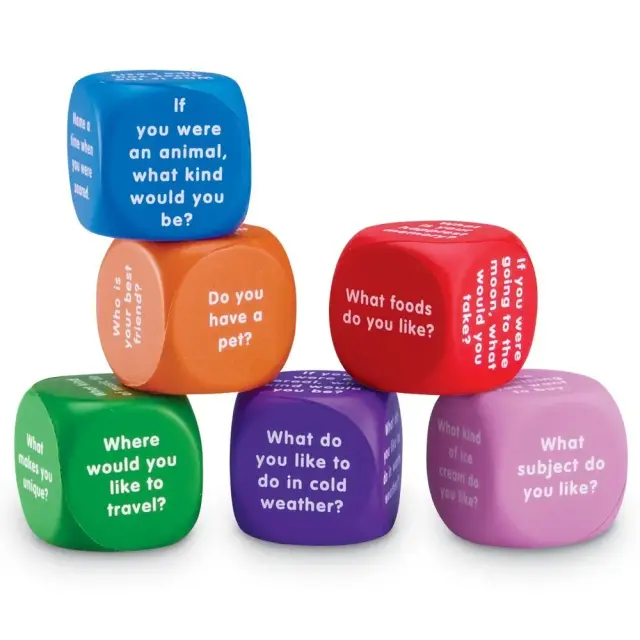 Learning Resources Εκπαιδευτικό Παιχνίδι Conversation Cubes για 6+ ετών LER 7300