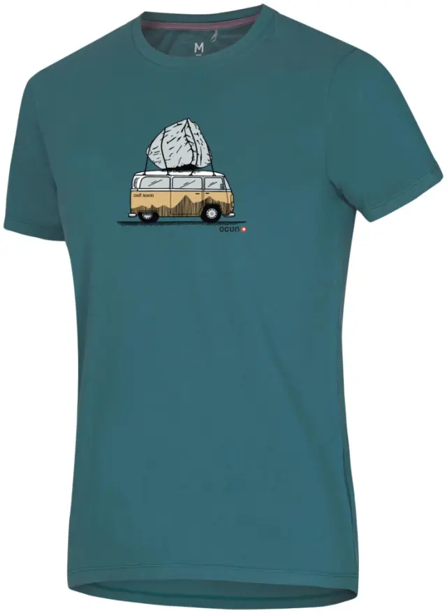 Κοντομάνικο Ocun Ανδρικό Classic T Bus-Stone Blue Hydro - 05242-BLUEHYDRO - S