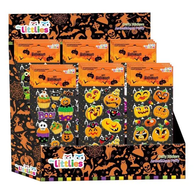Αυτοκόλλητα Halloween Puffy 12σχέδια / 0647063 (The Littlies)