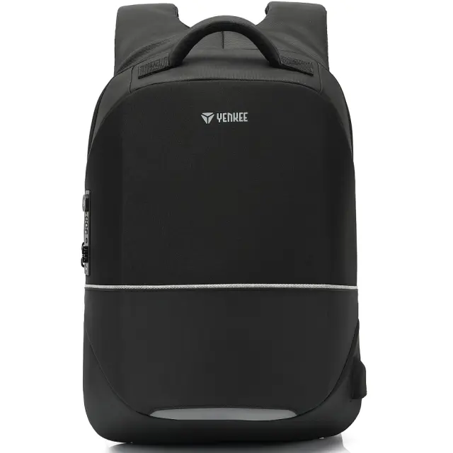 Τσάντα Αντικλεπτική Yenkee YBB 1501 15.6" 20L με TSA Κλείδωμα Ασφαλείας και Θύρα για Powerbank (43x32x16 cm) Μαύρη