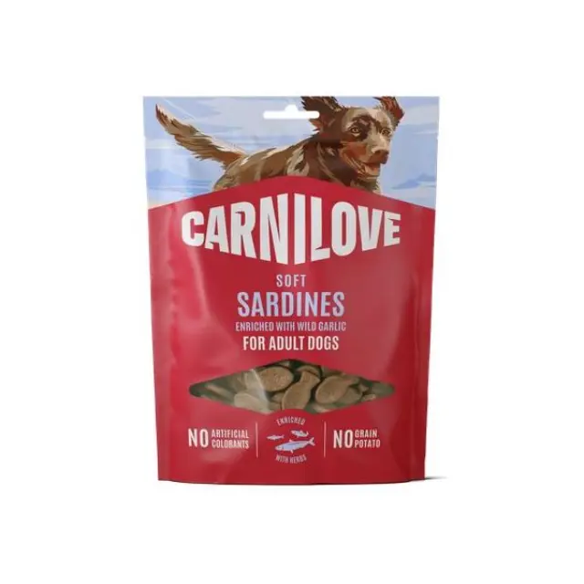 Carnilove Soft Snack Σκύλου Sardines with Wild Garlic 200gr Μονόχρωμο