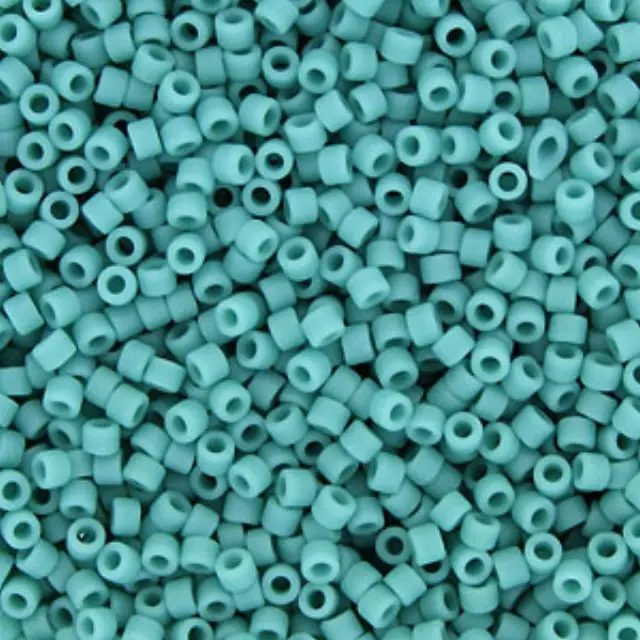 Χάντρα Miyuki Delica 11/0 - DB0759 - Matte Opaque Turquoise Green ~7gr