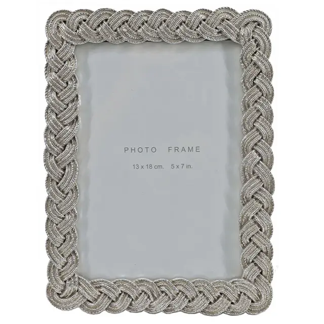 Κορνίζα polyresin ασημί 16,5x21,8cm Zaros 25603 KO185