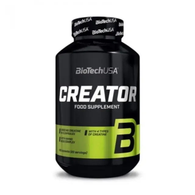 BioTechUSA Creator Συμπλήρωμα Διατροφής με 4 Μορφές Κρεατίνης 120 Κάψουλες